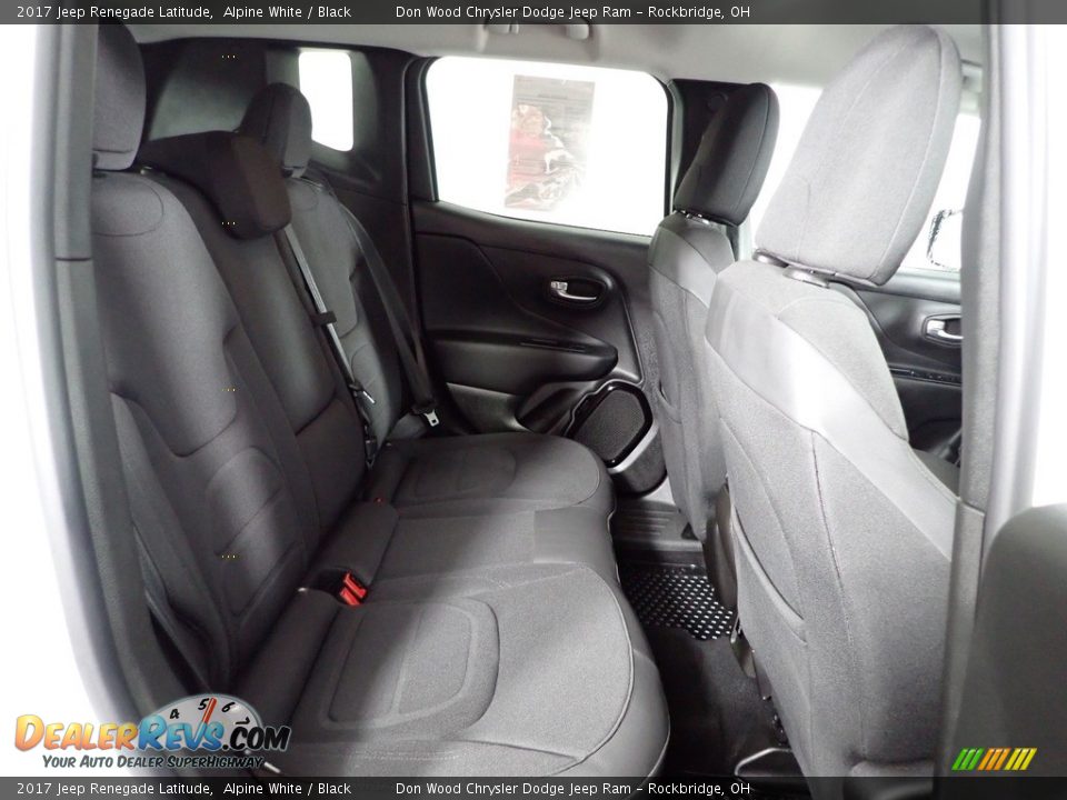 2017 Jeep Renegade Latitude Alpine White / Black Photo #30