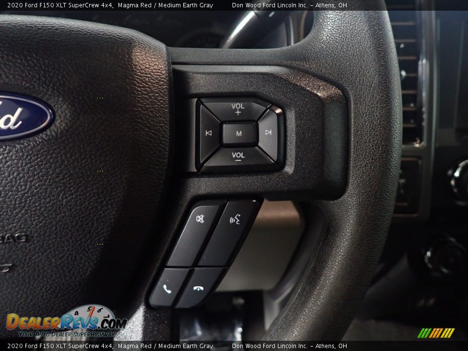 2020 Ford F150 XLT SuperCrew 4x4 Magma Red / Medium Earth Gray Photo #28