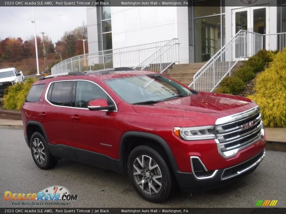 2020 GMC Acadia SLE AWD Red Quartz Tintcoat / Jet Black Photo #1