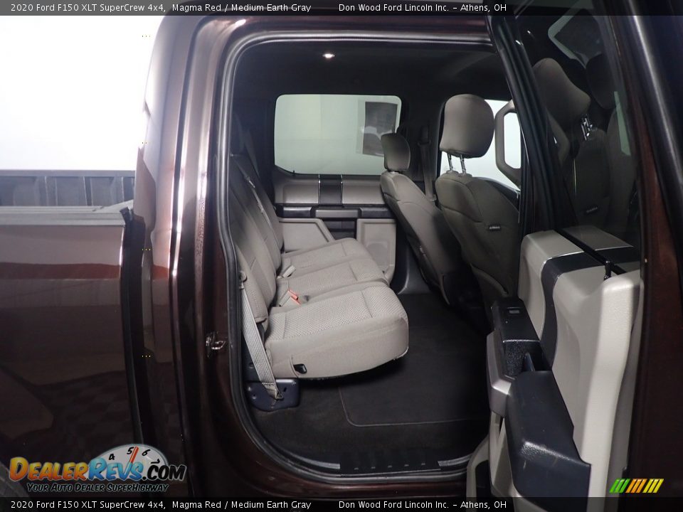 2020 Ford F150 XLT SuperCrew 4x4 Magma Red / Medium Earth Gray Photo #36