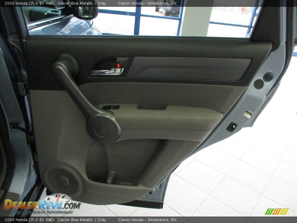 2009 Honda CR-V EX 4WD Glacier Blue Metallic / Gray Photo #18