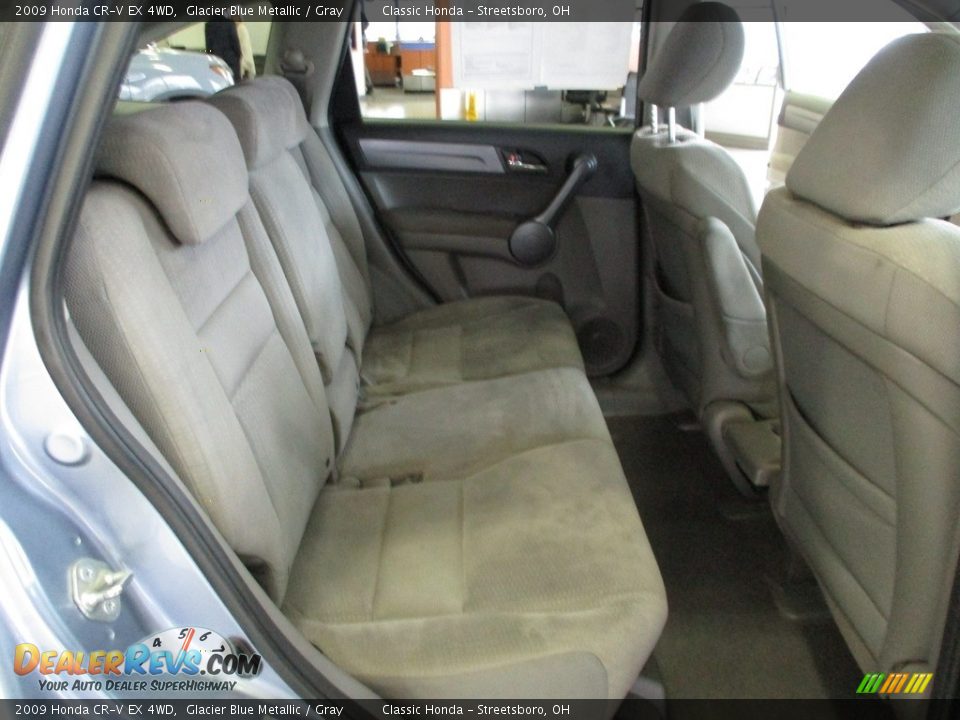 2009 Honda CR-V EX 4WD Glacier Blue Metallic / Gray Photo #20