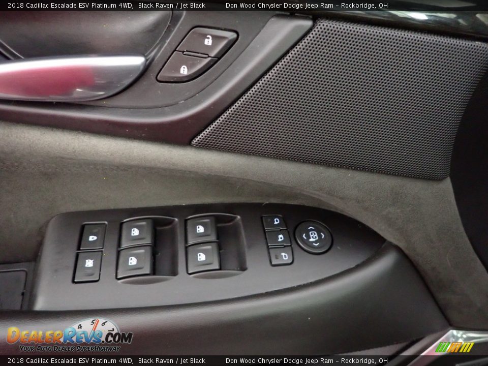 2018 Cadillac Escalade ESV Platinum 4WD Black Raven / Jet Black Photo #16