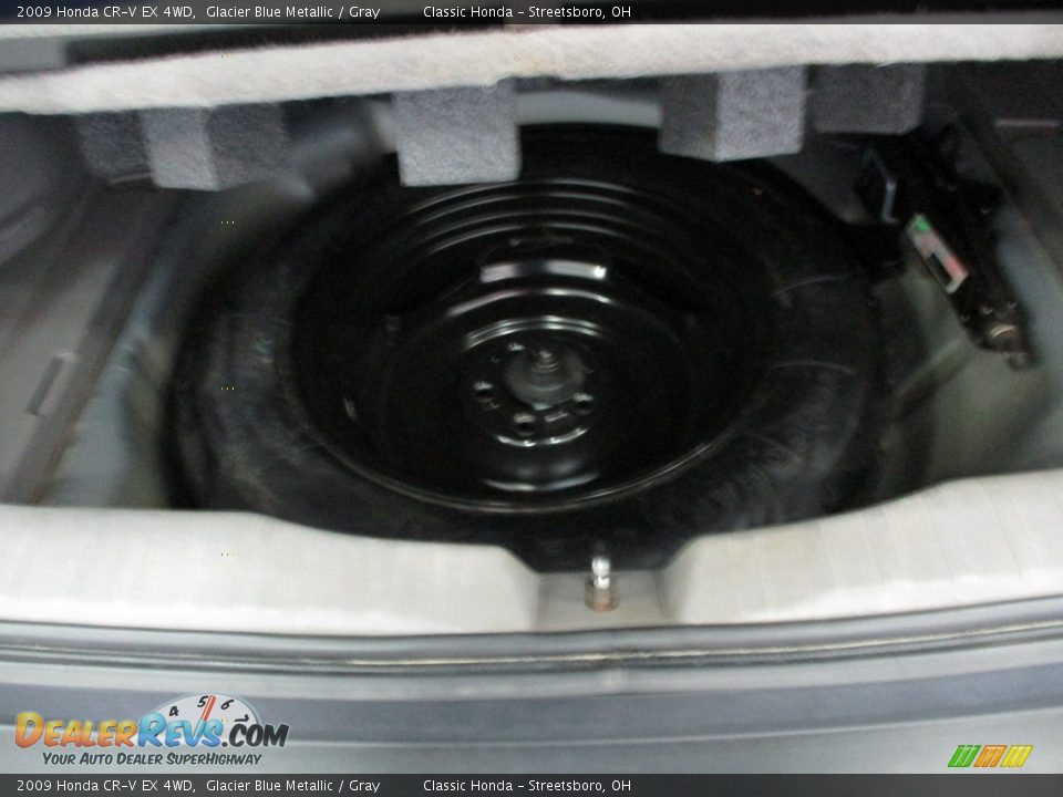 2009 Honda CR-V EX 4WD Glacier Blue Metallic / Gray Photo #22