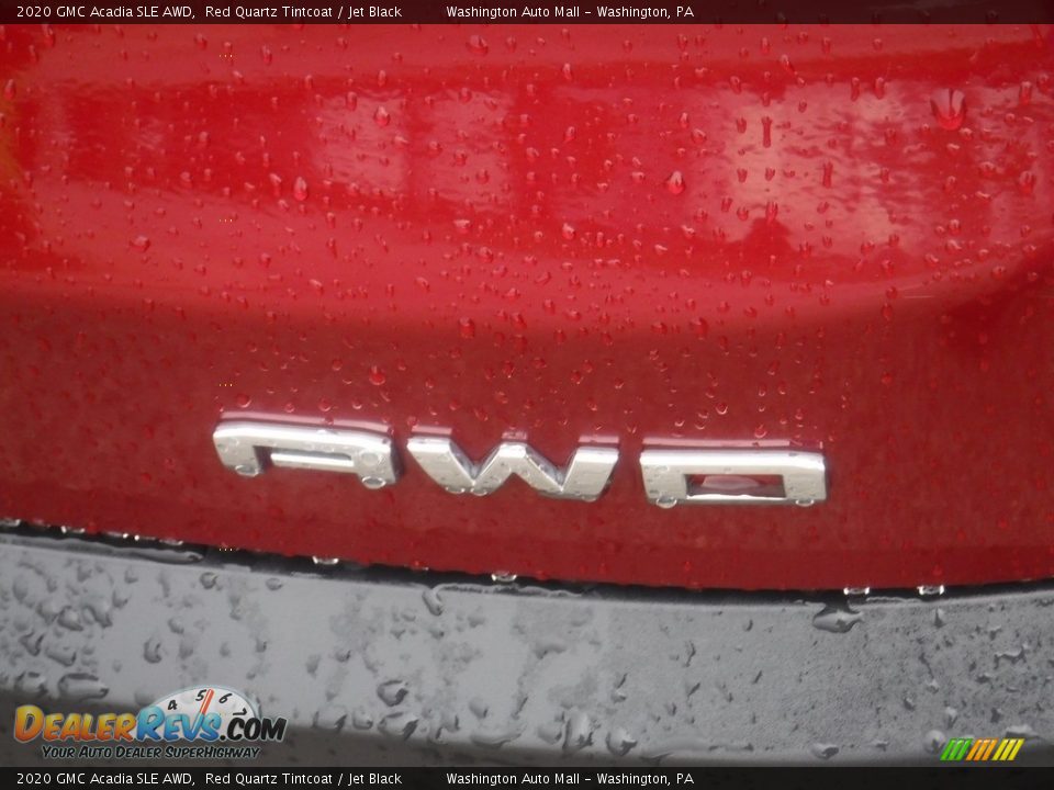 2020 GMC Acadia SLE AWD Red Quartz Tintcoat / Jet Black Photo #21