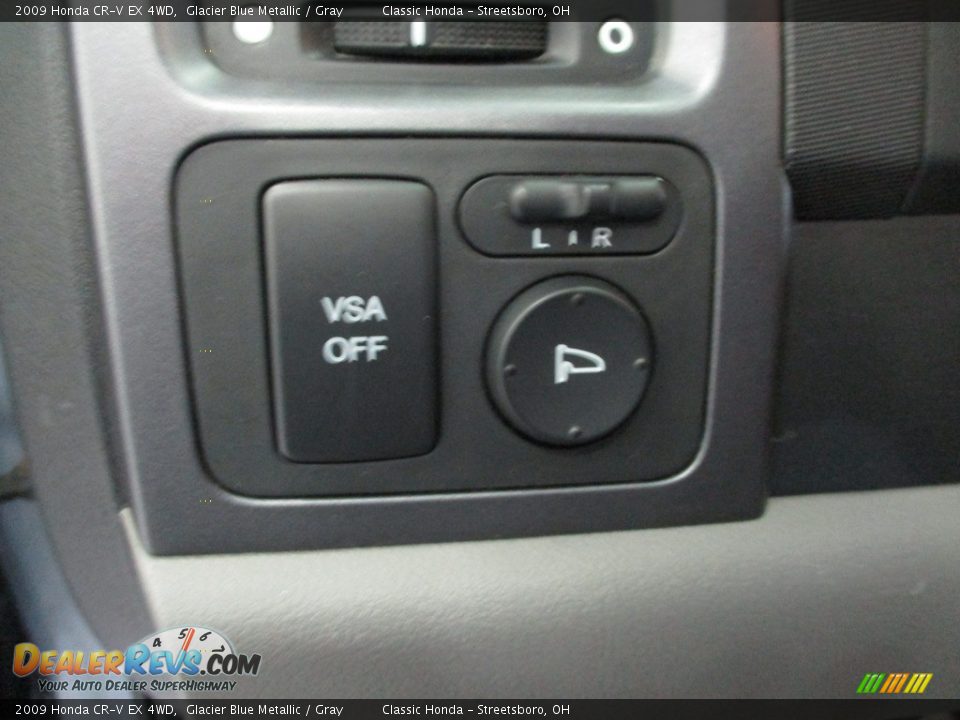 2009 Honda CR-V EX 4WD Glacier Blue Metallic / Gray Photo #29
