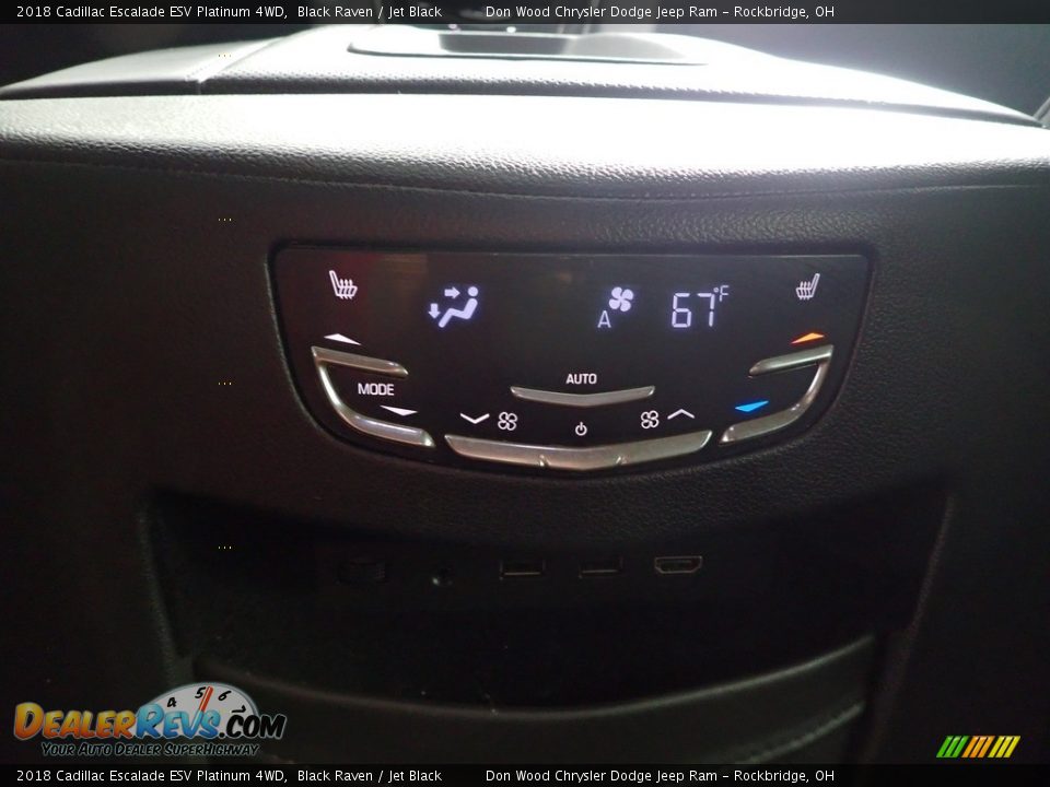 2018 Cadillac Escalade ESV Platinum 4WD Black Raven / Jet Black Photo #31