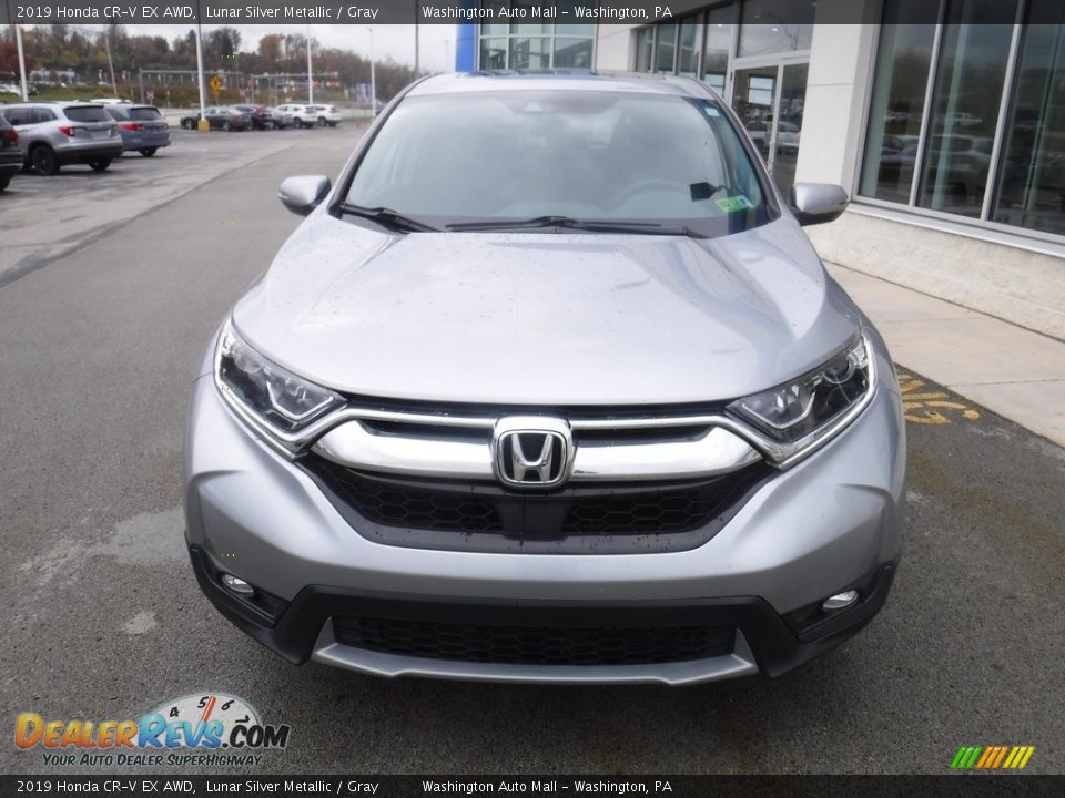 2019 Honda CR-V EX AWD Lunar Silver Metallic / Gray Photo #5