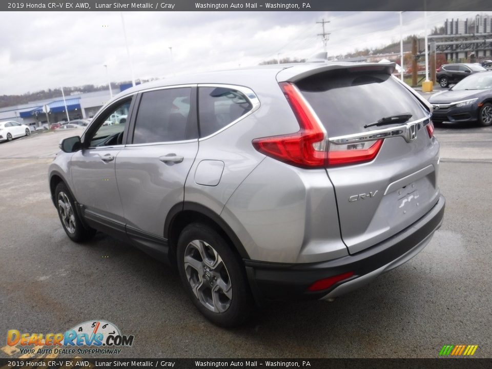 2019 Honda CR-V EX AWD Lunar Silver Metallic / Gray Photo #8