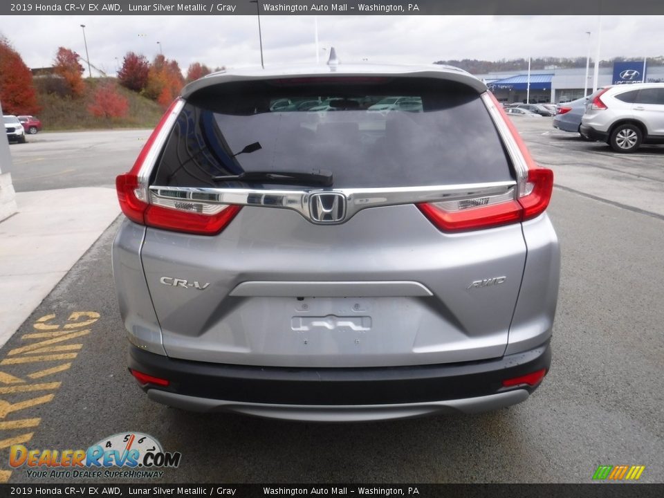2019 Honda CR-V EX AWD Lunar Silver Metallic / Gray Photo #9