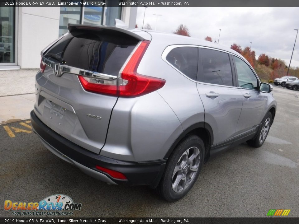 2019 Honda CR-V EX AWD Lunar Silver Metallic / Gray Photo #10