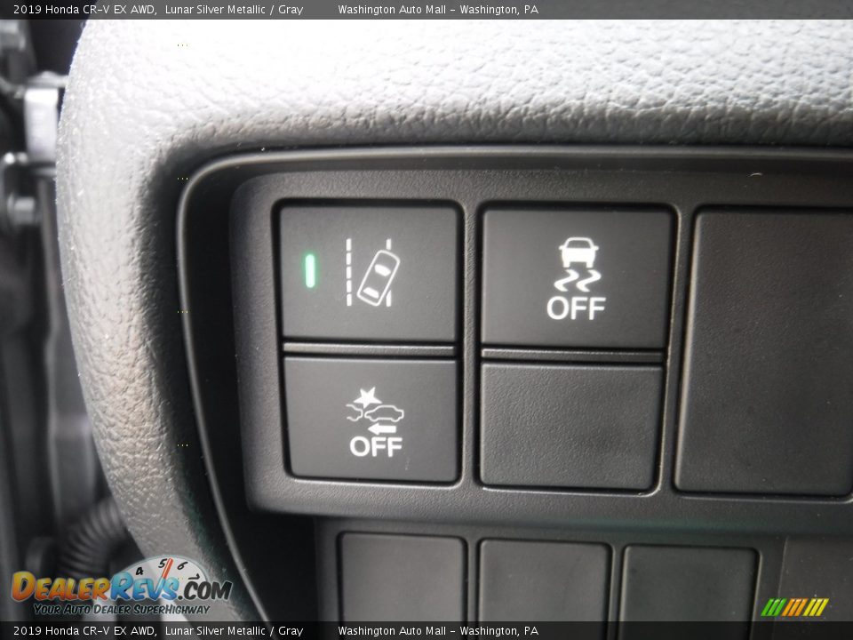 2019 Honda CR-V EX AWD Lunar Silver Metallic / Gray Photo #17