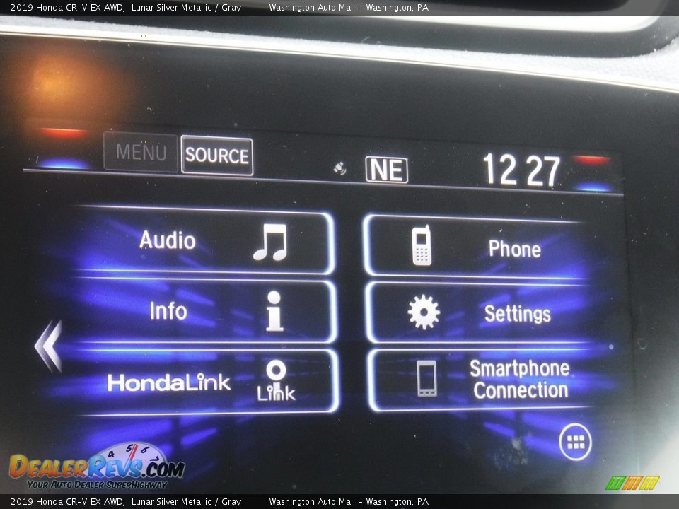 2019 Honda CR-V EX AWD Lunar Silver Metallic / Gray Photo #19
