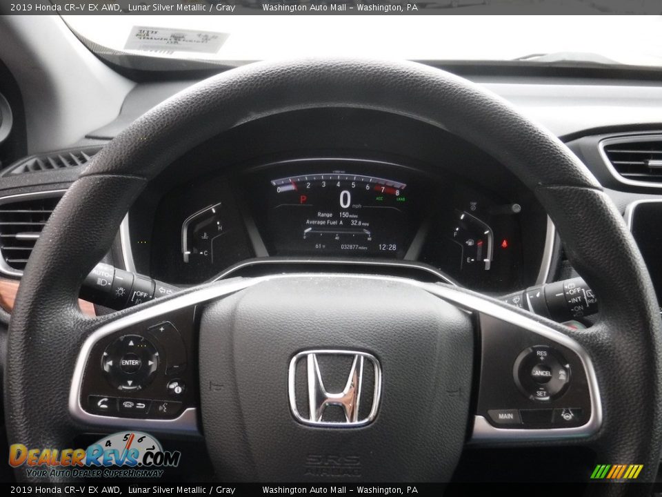 2019 Honda CR-V EX AWD Lunar Silver Metallic / Gray Photo #24
