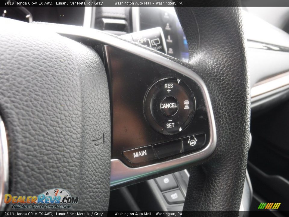 2019 Honda CR-V EX AWD Lunar Silver Metallic / Gray Photo #26