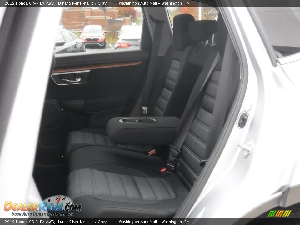 2019 Honda CR-V EX AWD Lunar Silver Metallic / Gray Photo #29