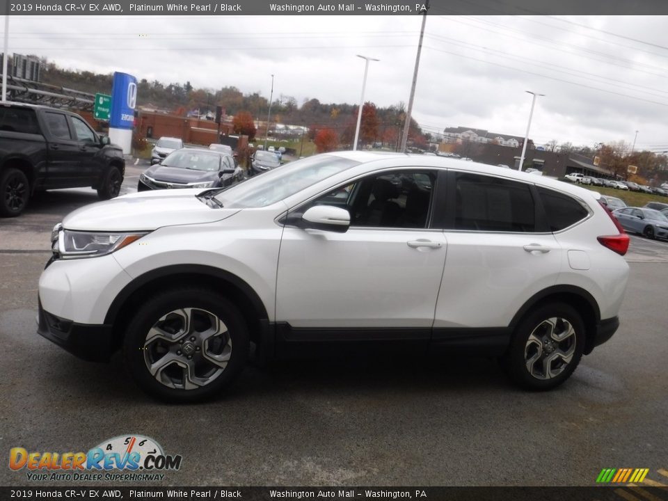 2019 Honda CR-V EX AWD Platinum White Pearl / Black Photo #7