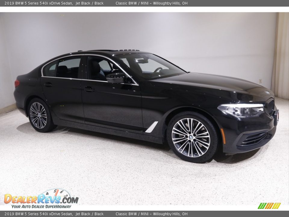 Jet Black 2019 BMW 5 Series 540i xDrive Sedan Photo #1