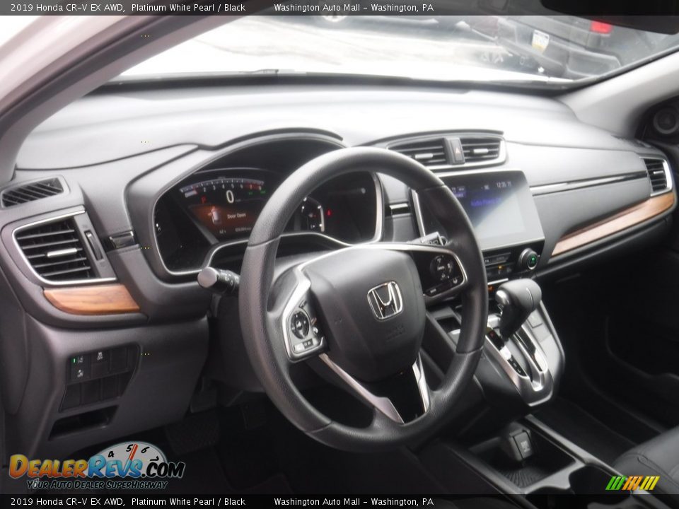 2019 Honda CR-V EX AWD Platinum White Pearl / Black Photo #12