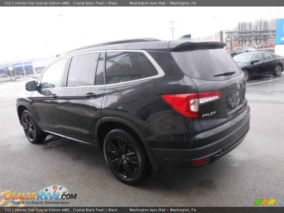 2021 Honda Pilot Special Edition AWD Crystal Black Pearl / Black Photo #8