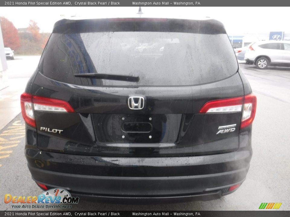 2021 Honda Pilot Special Edition AWD Crystal Black Pearl / Black Photo #9