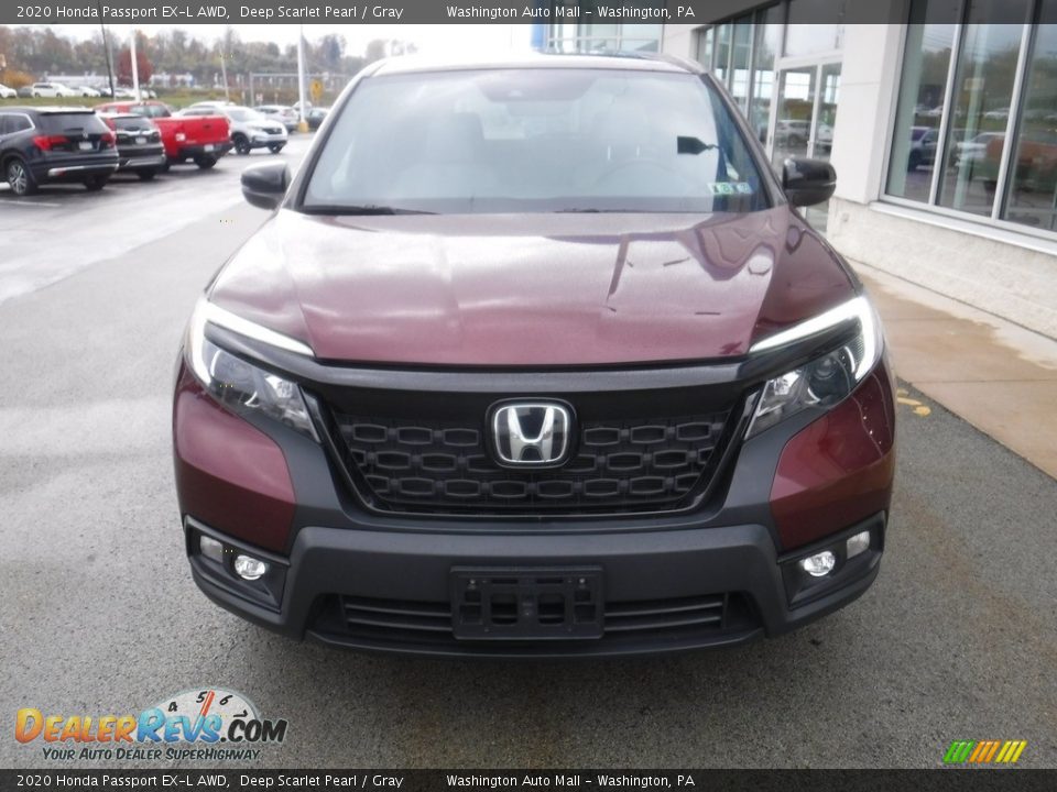 2020 Honda Passport EX-L AWD Deep Scarlet Pearl / Gray Photo #5