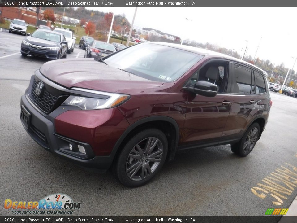 2020 Honda Passport EX-L AWD Deep Scarlet Pearl / Gray Photo #6