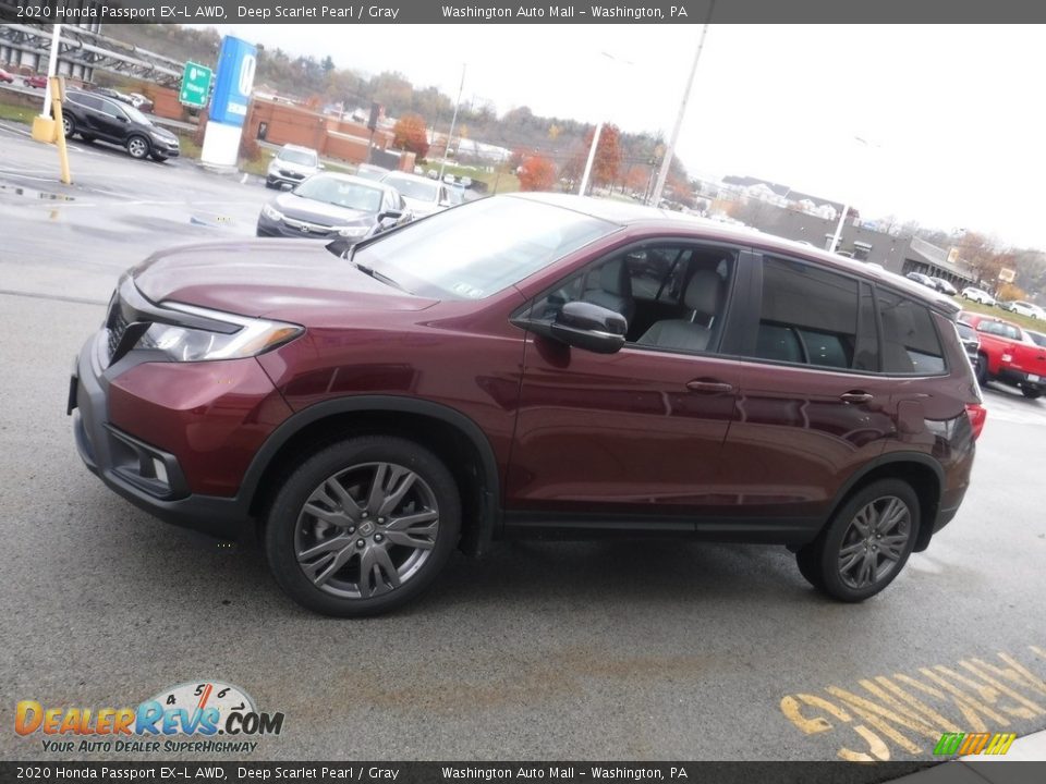 2020 Honda Passport EX-L AWD Deep Scarlet Pearl / Gray Photo #7