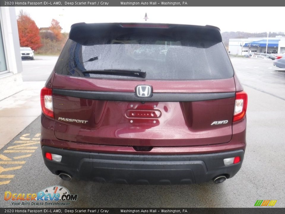 2020 Honda Passport EX-L AWD Deep Scarlet Pearl / Gray Photo #9