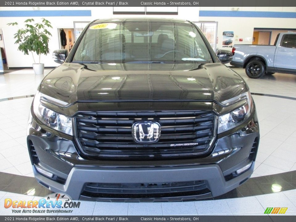 2021 Honda Ridgeline Black Edition AWD Crystal Black Pearl / Black Photo #2