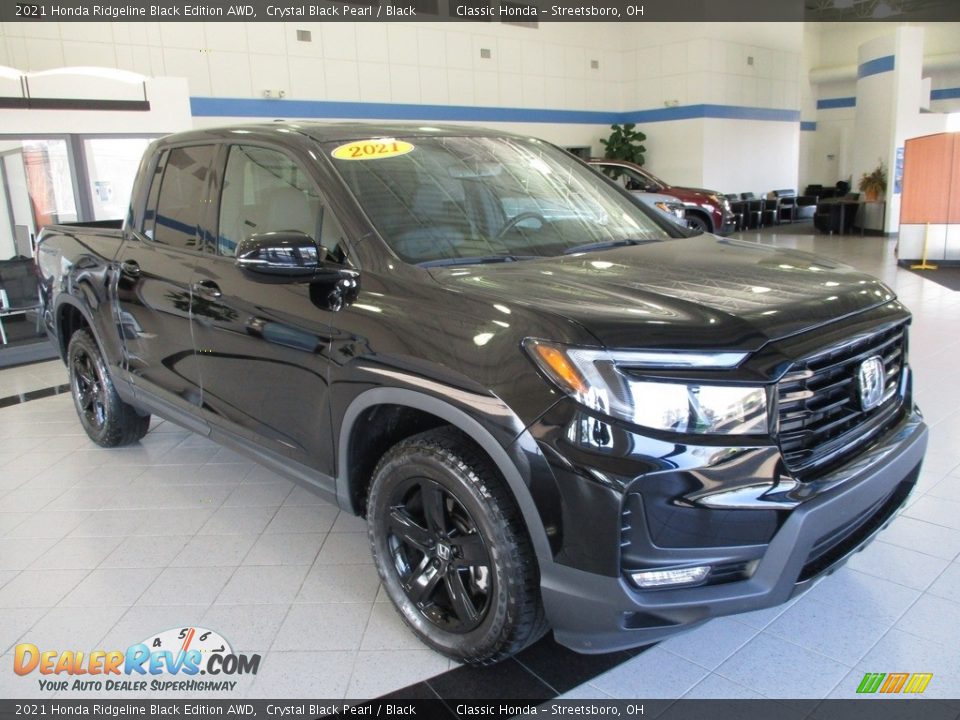 2021 Honda Ridgeline Black Edition AWD Crystal Black Pearl / Black Photo #3