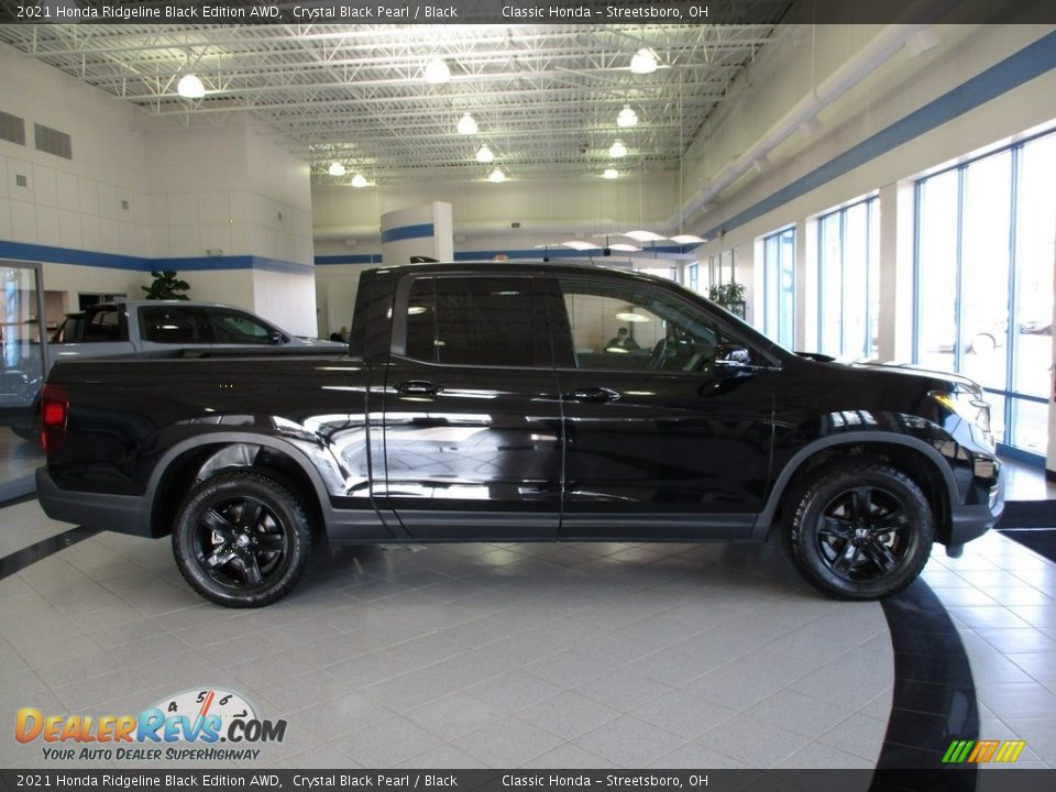 2021 Honda Ridgeline Black Edition AWD Crystal Black Pearl / Black Photo #4