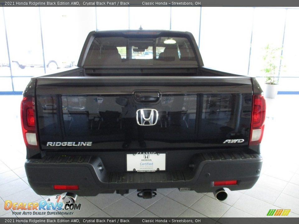 2021 Honda Ridgeline Black Edition AWD Crystal Black Pearl / Black Photo #8