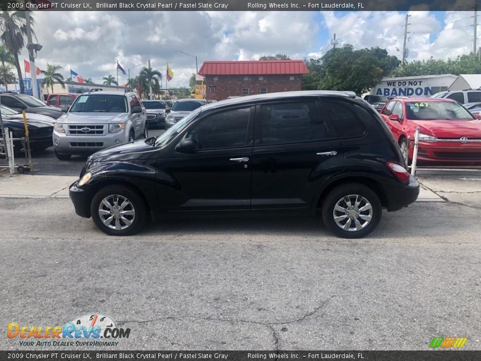 2009 Chrysler PT Cruiser LX Brilliant Black Crystal Pearl / Pastel Slate Gray Photo #7