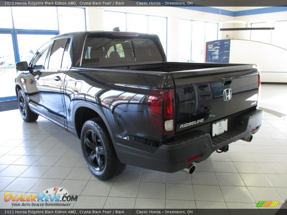 2021 Honda Ridgeline Black Edition AWD Crystal Black Pearl / Black Photo #9