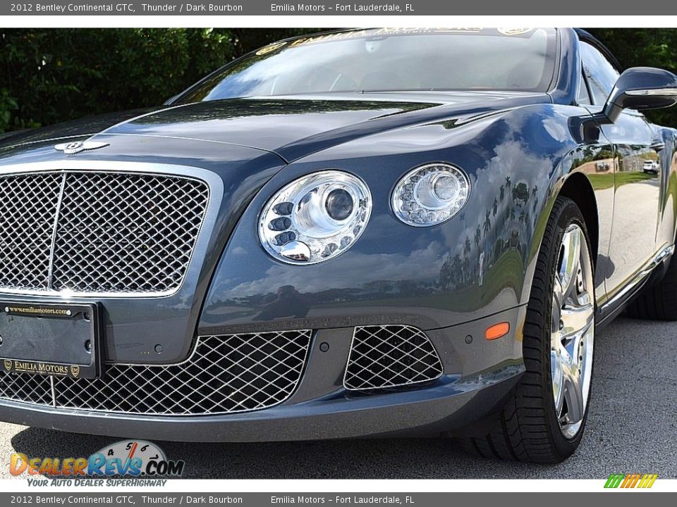 2012 Bentley Continental GTC Thunder / Dark Bourbon Photo #10