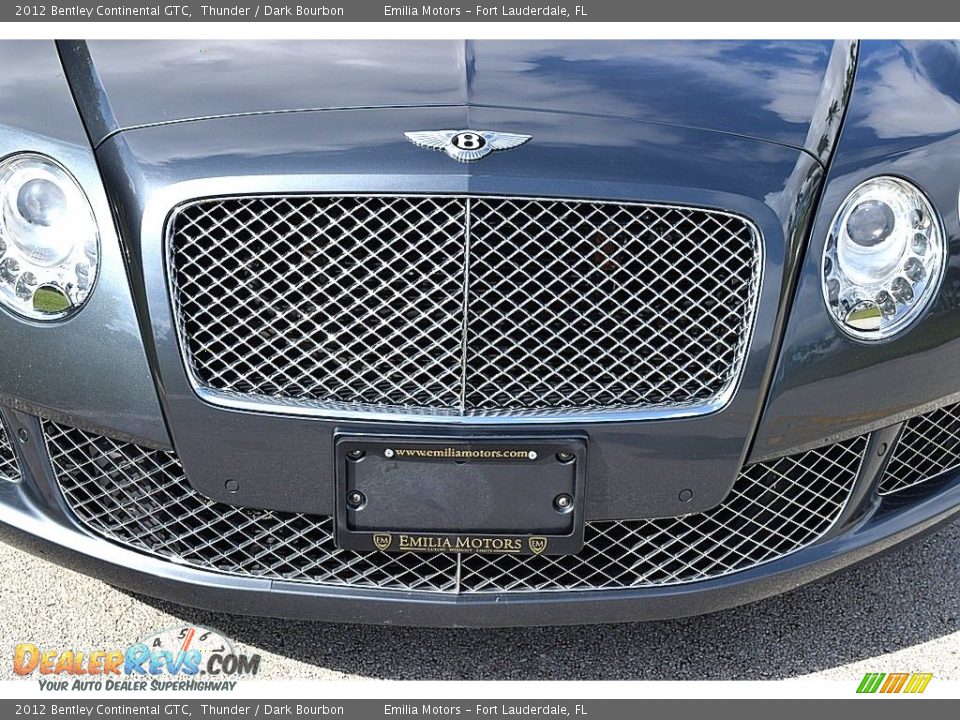 2012 Bentley Continental GTC Thunder / Dark Bourbon Photo #11