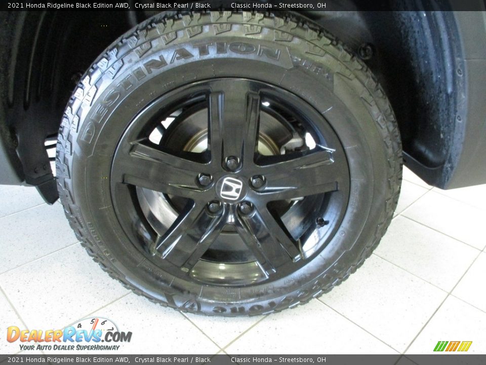 2021 Honda Ridgeline Black Edition AWD Crystal Black Pearl / Black Photo #11