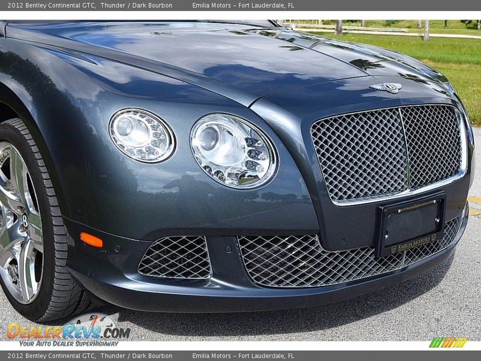 2012 Bentley Continental GTC Thunder / Dark Bourbon Photo #12