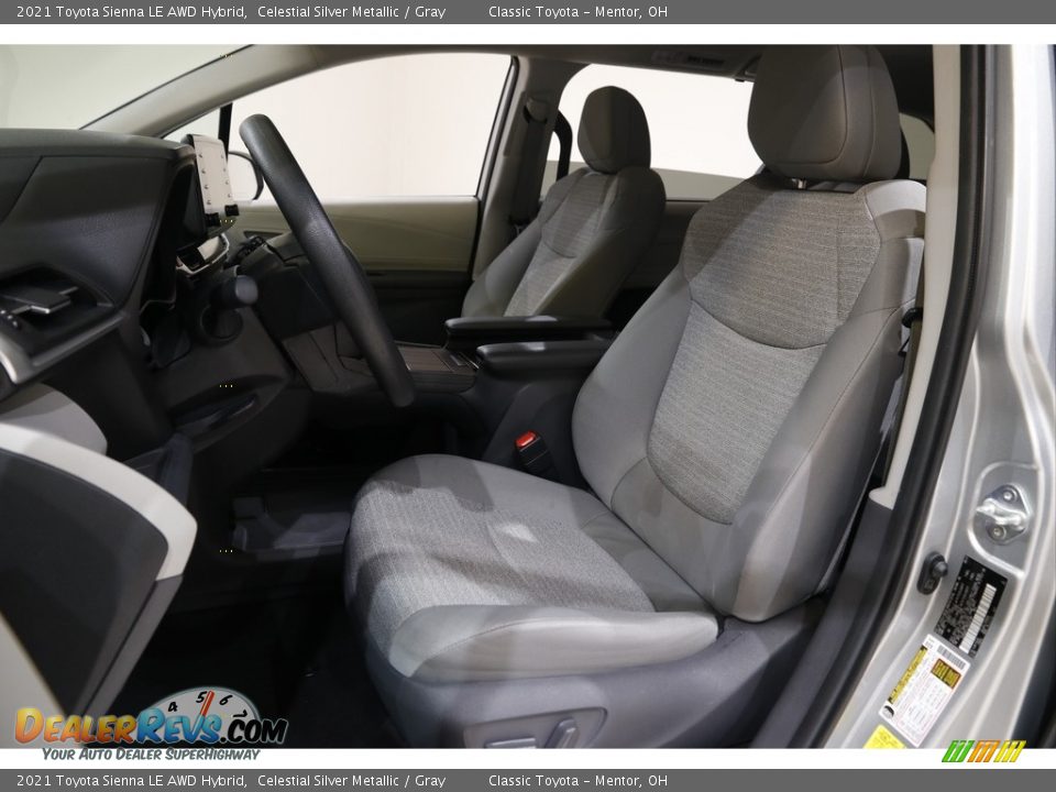 2021 Toyota Sienna LE AWD Hybrid Celestial Silver Metallic / Gray Photo #5