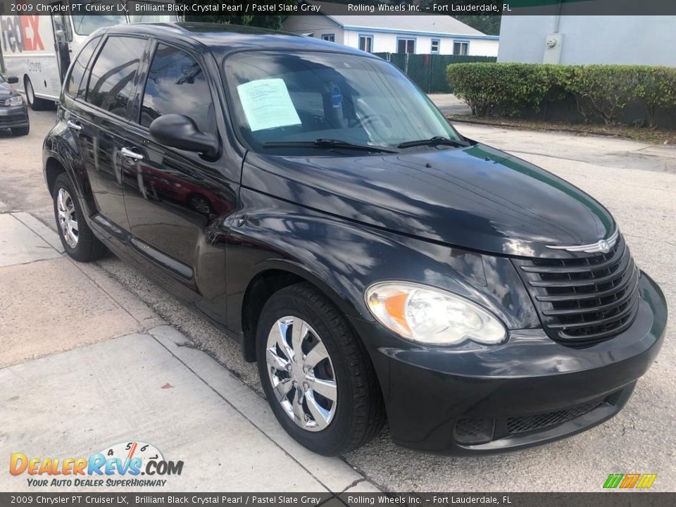 2009 Chrysler PT Cruiser LX Brilliant Black Crystal Pearl / Pastel Slate Gray Photo #12