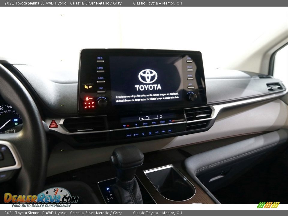 2021 Toyota Sienna LE AWD Hybrid Celestial Silver Metallic / Gray Photo #9