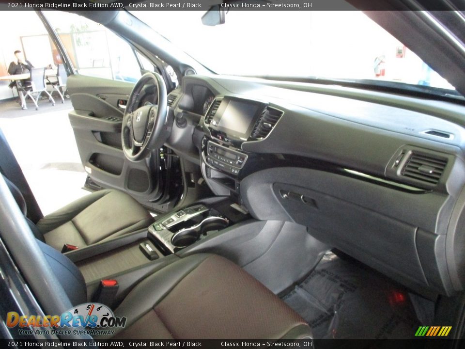 2021 Honda Ridgeline Black Edition AWD Crystal Black Pearl / Black Photo #15