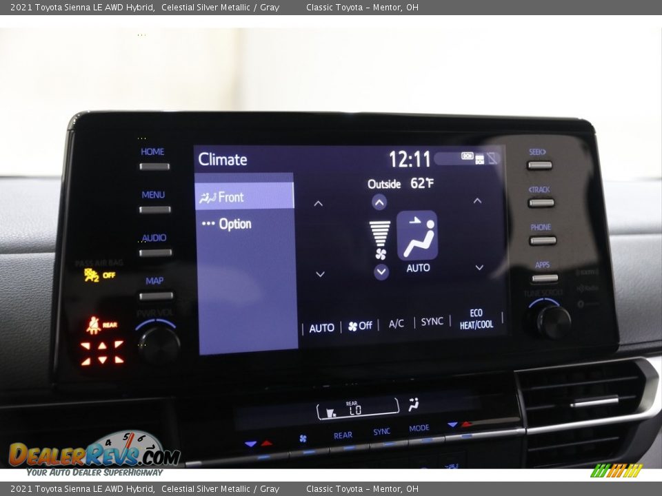 2021 Toyota Sienna LE AWD Hybrid Celestial Silver Metallic / Gray Photo #11