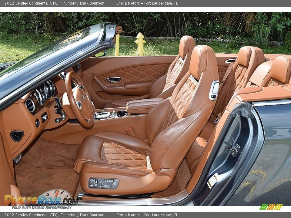 Dark Bourbon Interior - 2012 Bentley Continental GTC  Photo #19