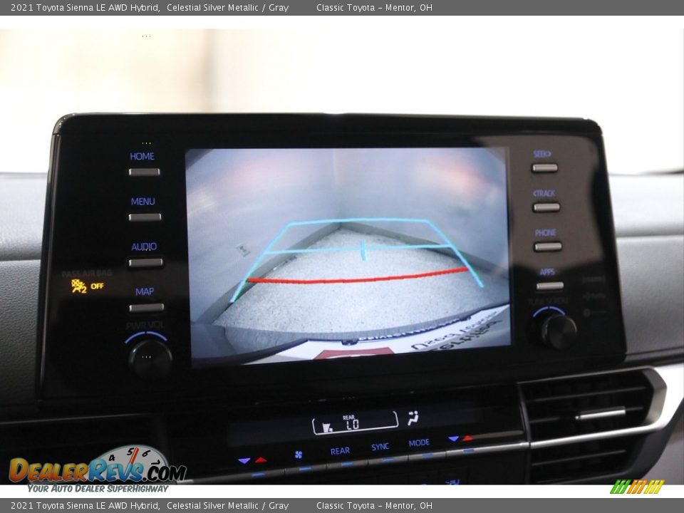 2021 Toyota Sienna LE AWD Hybrid Celestial Silver Metallic / Gray Photo #13