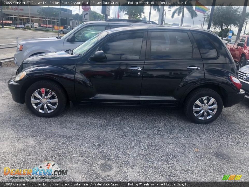 2009 Chrysler PT Cruiser LX Brilliant Black Crystal Pearl / Pastel Slate Gray Photo #17