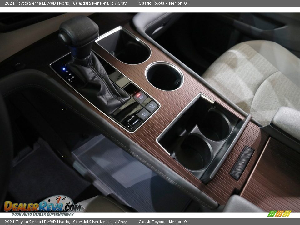 2021 Toyota Sienna LE AWD Hybrid Celestial Silver Metallic / Gray Photo #15