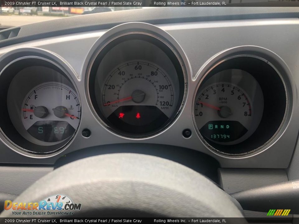 2009 Chrysler PT Cruiser LX Brilliant Black Crystal Pearl / Pastel Slate Gray Photo #21