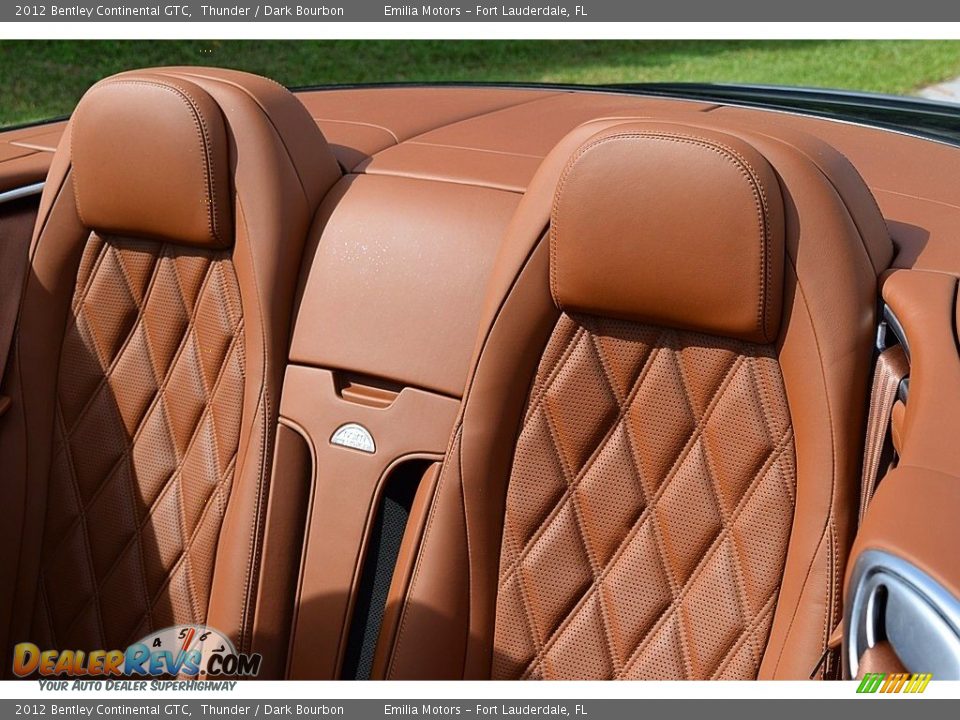 Rear Seat of 2012 Bentley Continental GTC  Photo #25